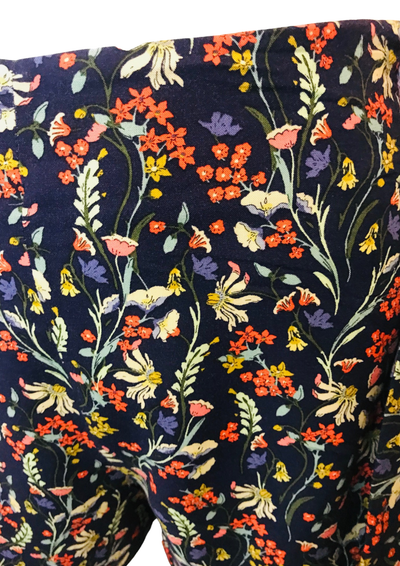 🌸 Jupe-short  à Fleurs  Taille 34 🌿✨