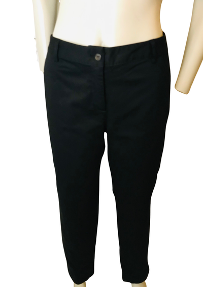Pantalon noir chic en coton – Taille 46 🖤✨