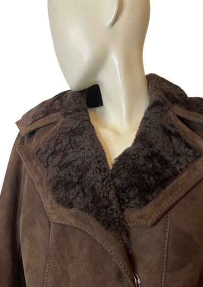 🌟 Manteau en peau lainée Taille 38 🌟