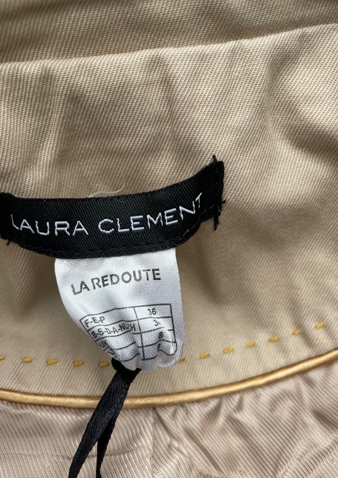 🧥 Trench-coat beige Taille 36 (Neuf) 🧥
