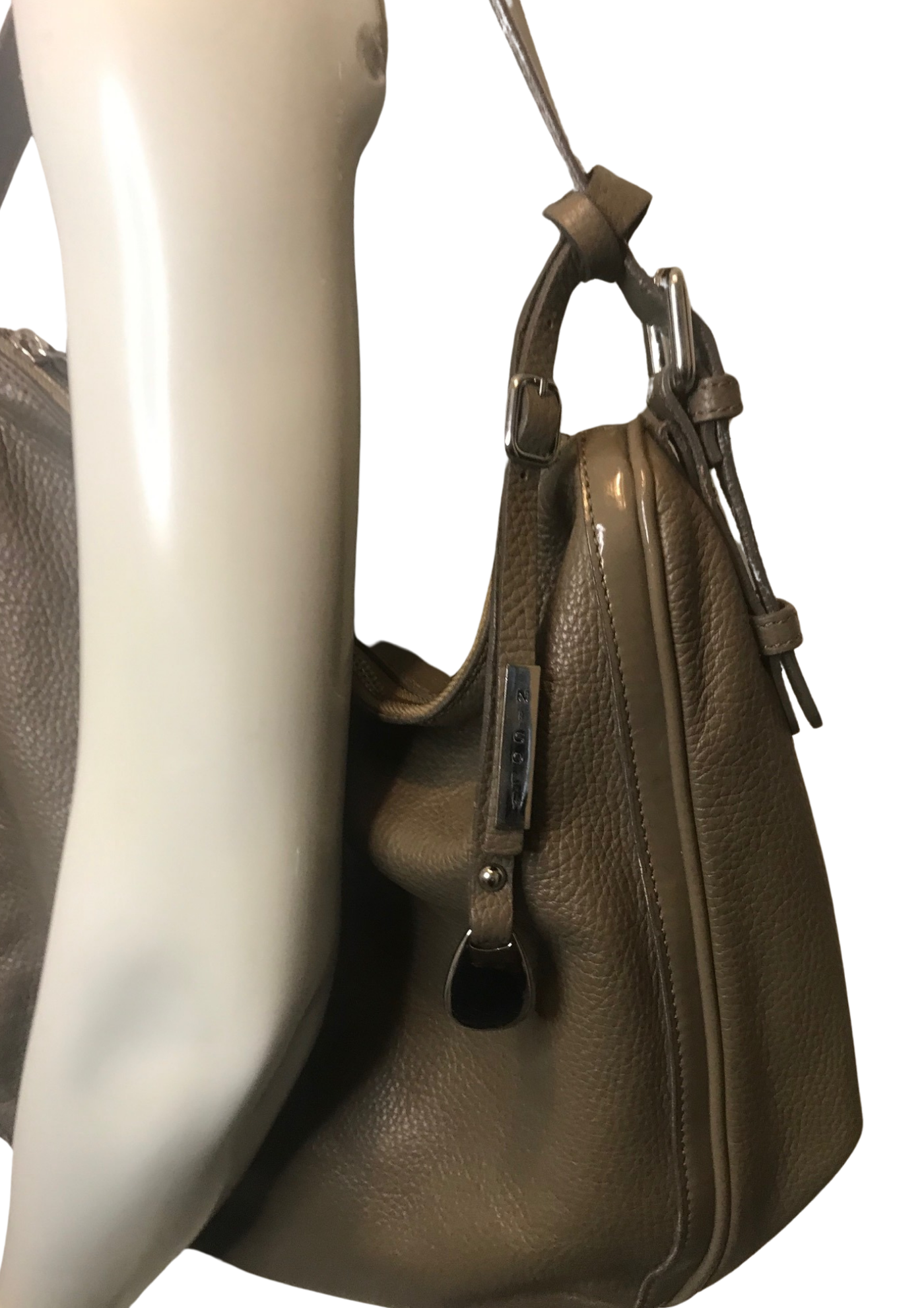 👜 Sac en cuir gris 👜