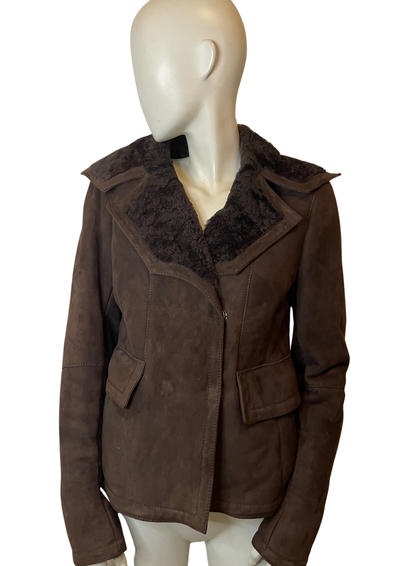 🌟 Manteau en peau lainée Taille 38 🌟