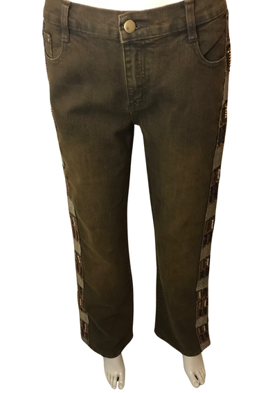 🎉 Jean élégant orné de sequins Taille 40 (Neuf)  🎉