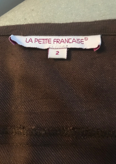 Top fines bretelles marron Taille 38