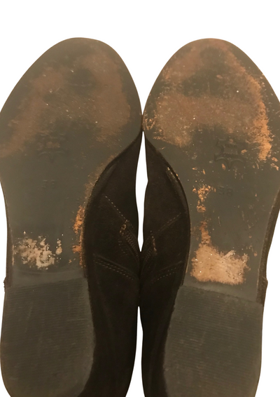 Bottes compensées en daim Pointure 38