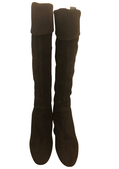 Bottes compensées en daim Pointure 38
