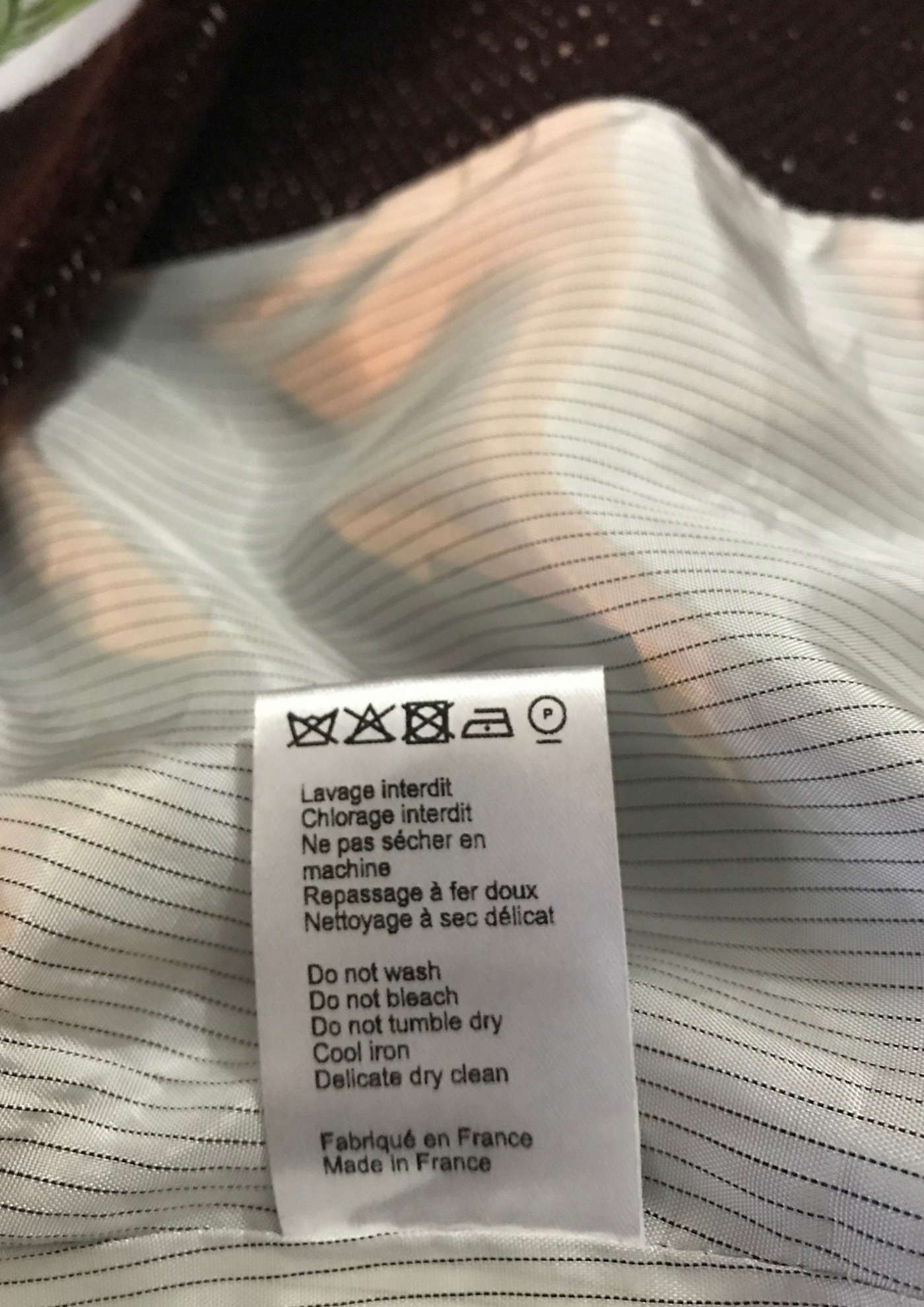 Veste marron chinée Taille 36