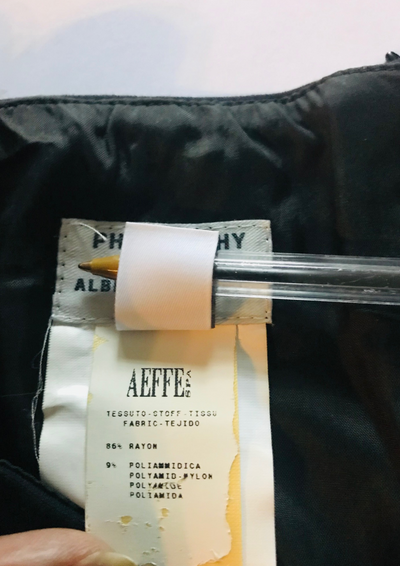 Jupe taille haute en laine mélangée Taille 38