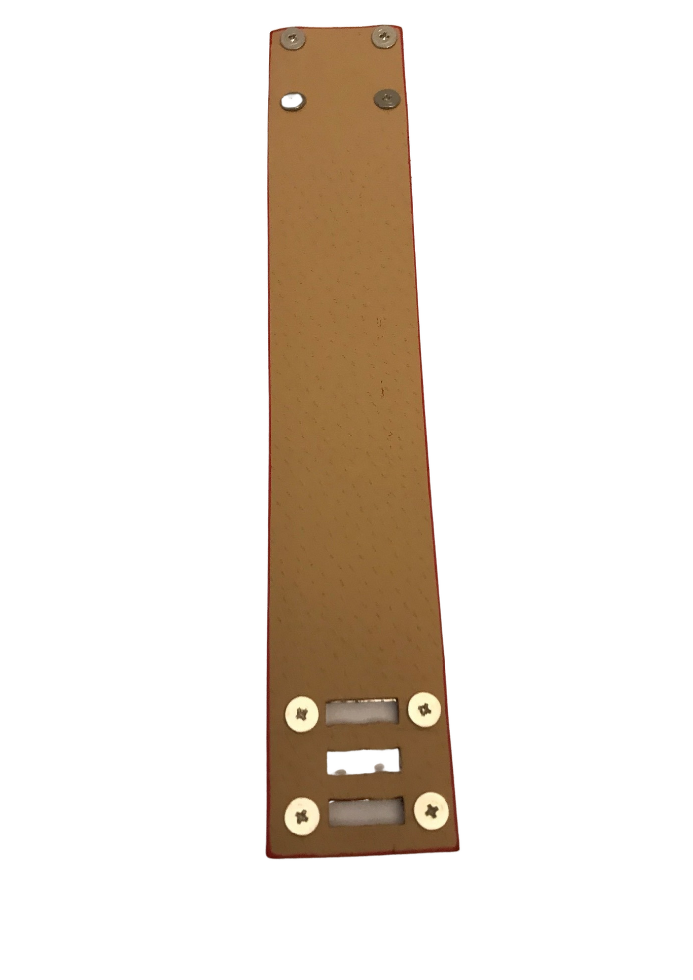 Bracelet rouge en cuir (neuf)