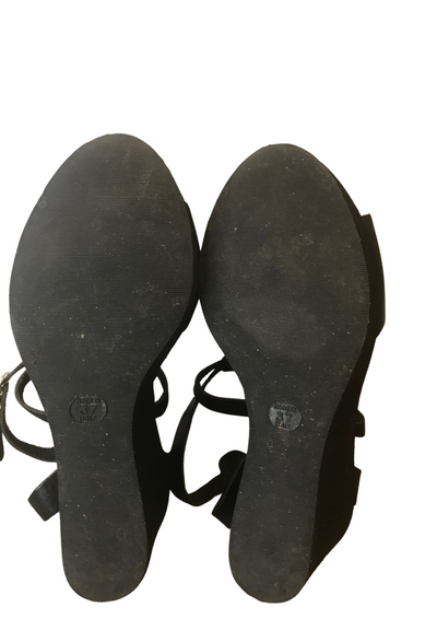 Sandales compensées en cuir Pointure 37