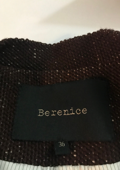 Veste marron chinée Taille 36