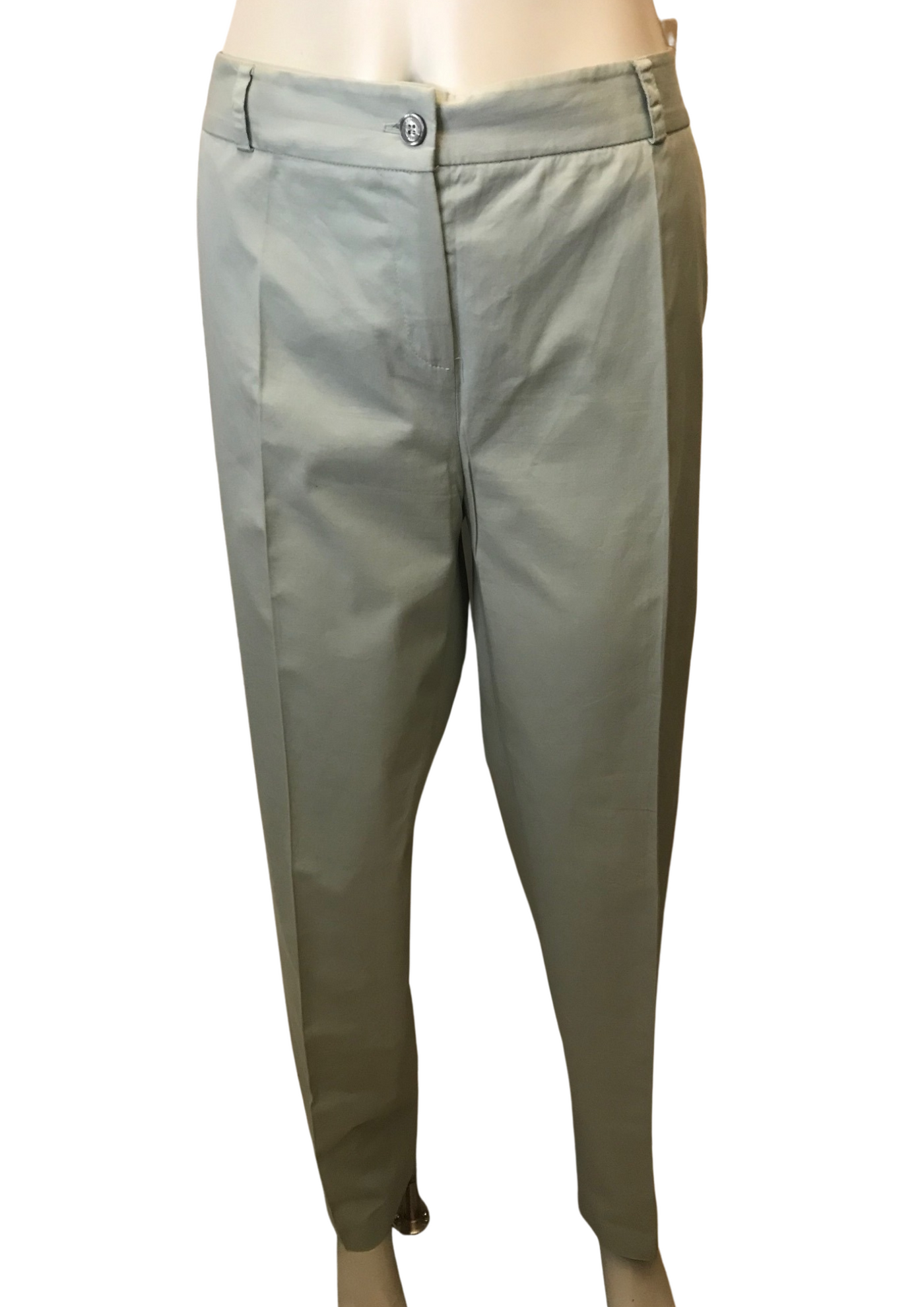Pantalon droit vert d'eau Taille 44