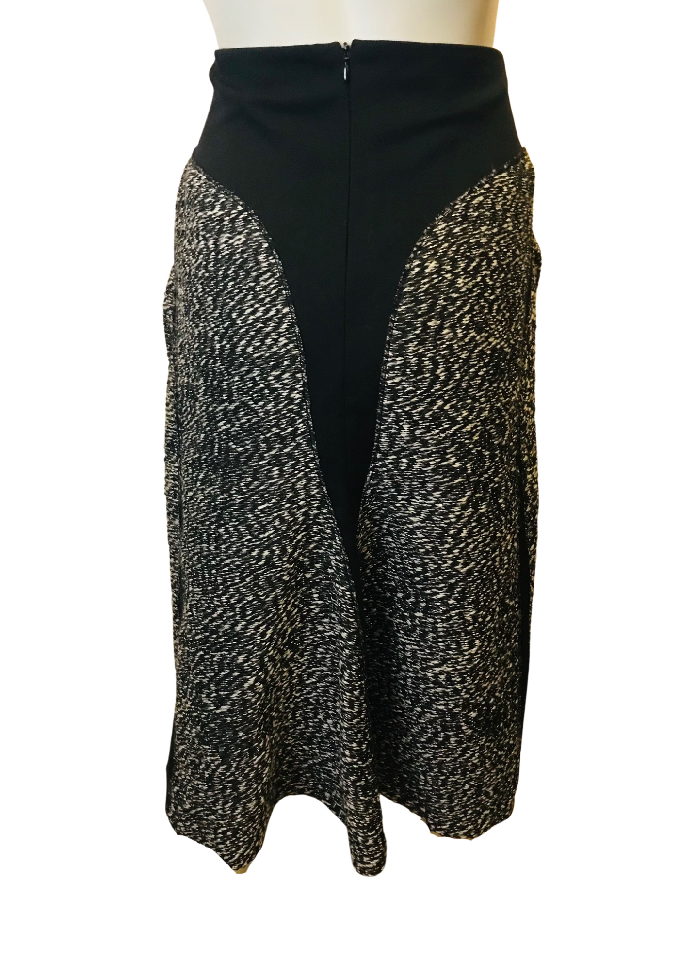 Jupe taille haute en laine mélangée Taille 38