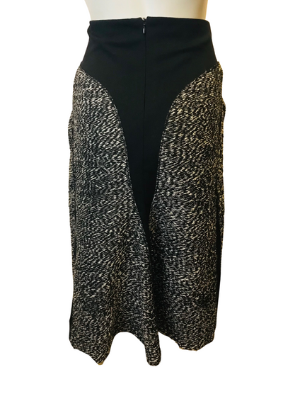 Jupe taille haute en laine mélangée Taille 38