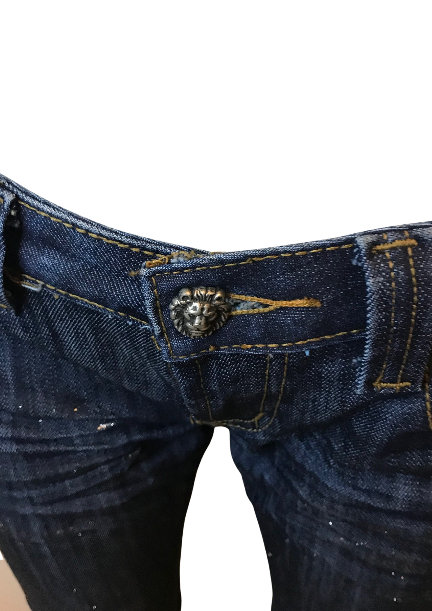 Jean droit à paillettes Taille 38