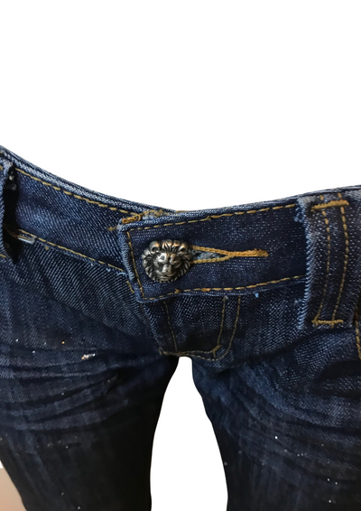 Jean droit à paillettes Taille 38