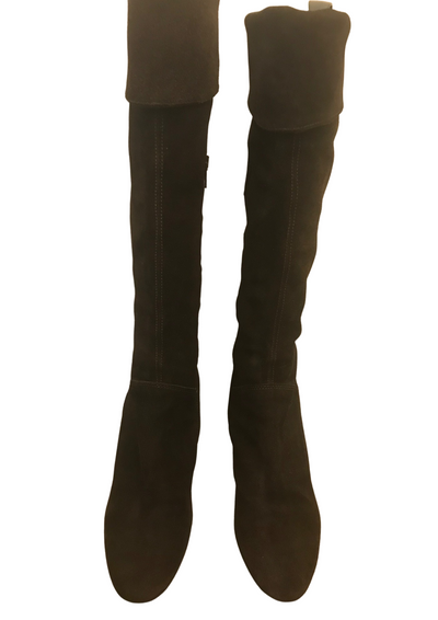 Bottes compensées en daim Pointure 38