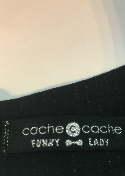 Robe empiècement simili cuir Taille 36