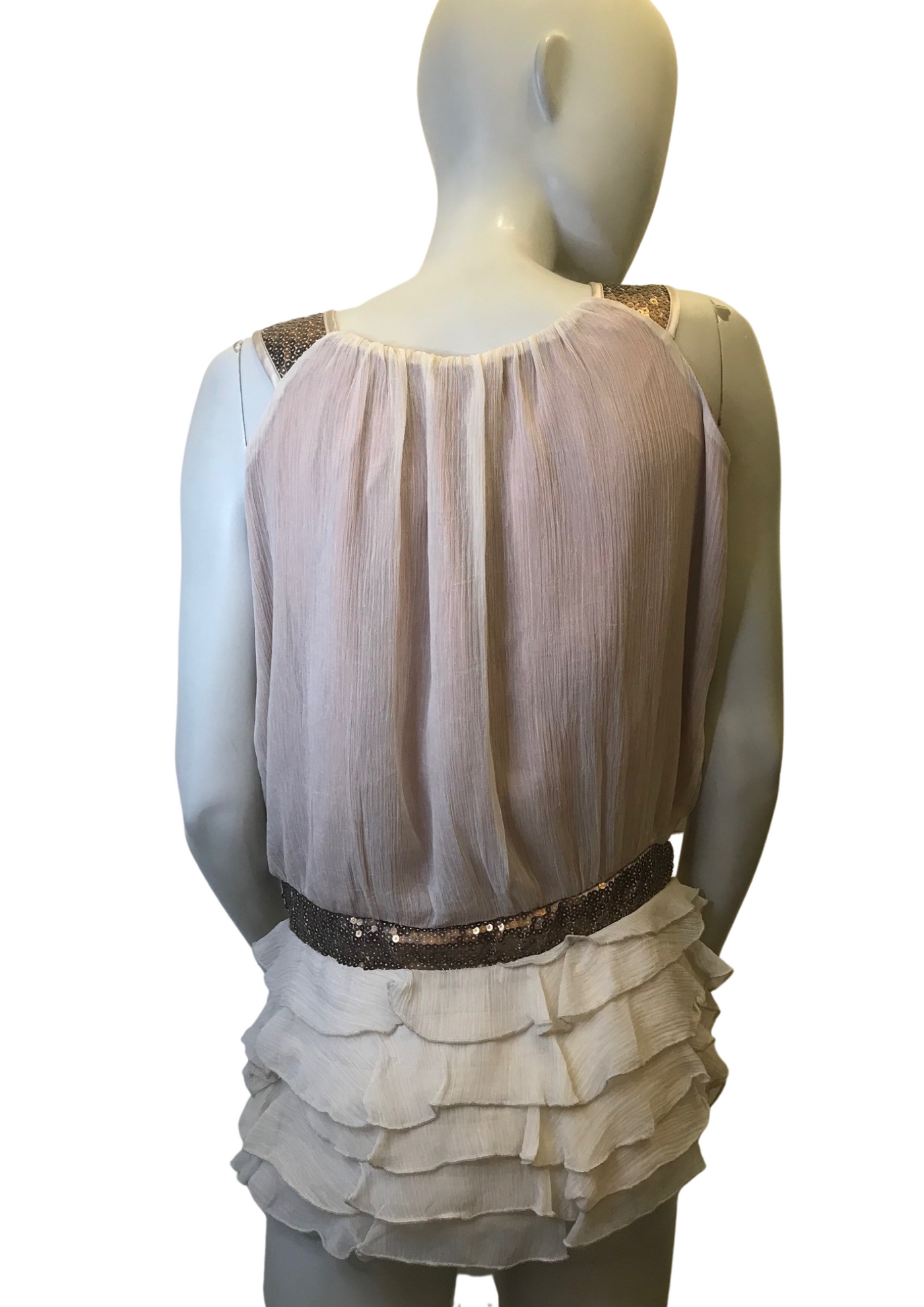Blouse beige rosé Taille 40