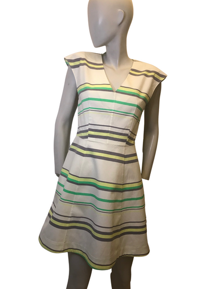 Robe rayée sans manches Taille 36