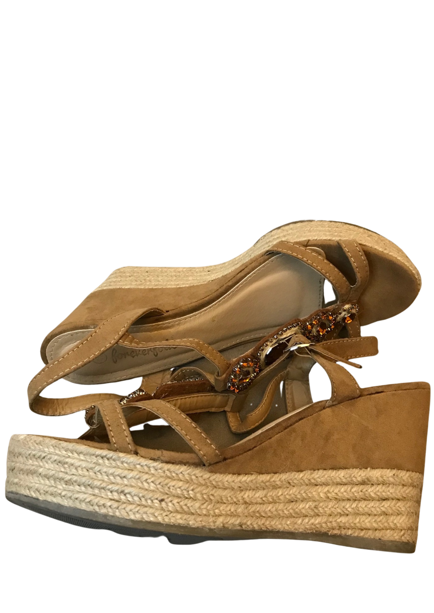 Sandales compensées à strass Pointure 40