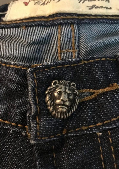 Jean droit à paillettes Taille 38