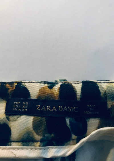 Pantalon slim à motifs Taille 34