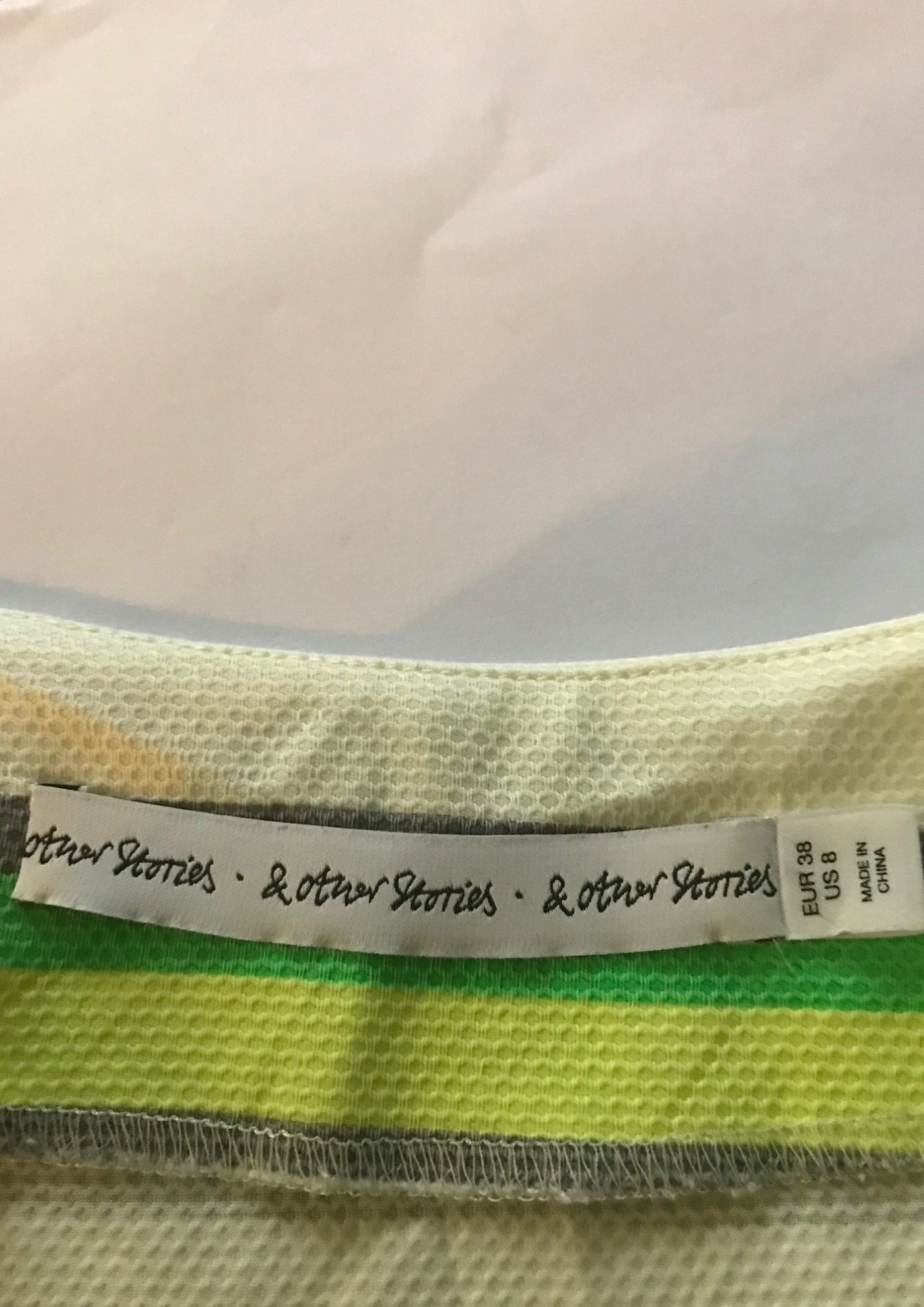 Robe rayée sans manches Taille 36