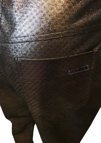 Pantalon droit argenté Taille 42