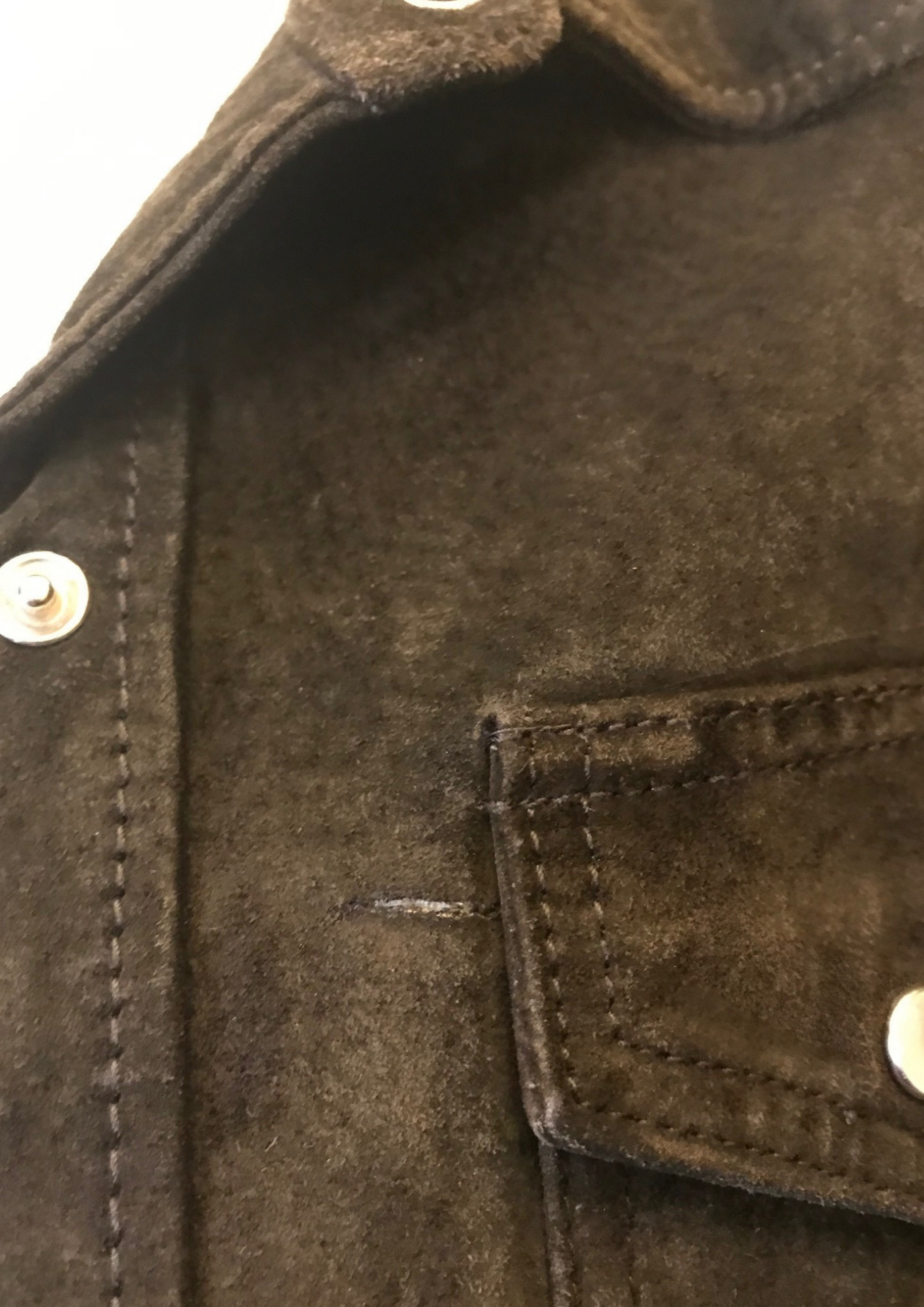 Veste marron daim Taille 34