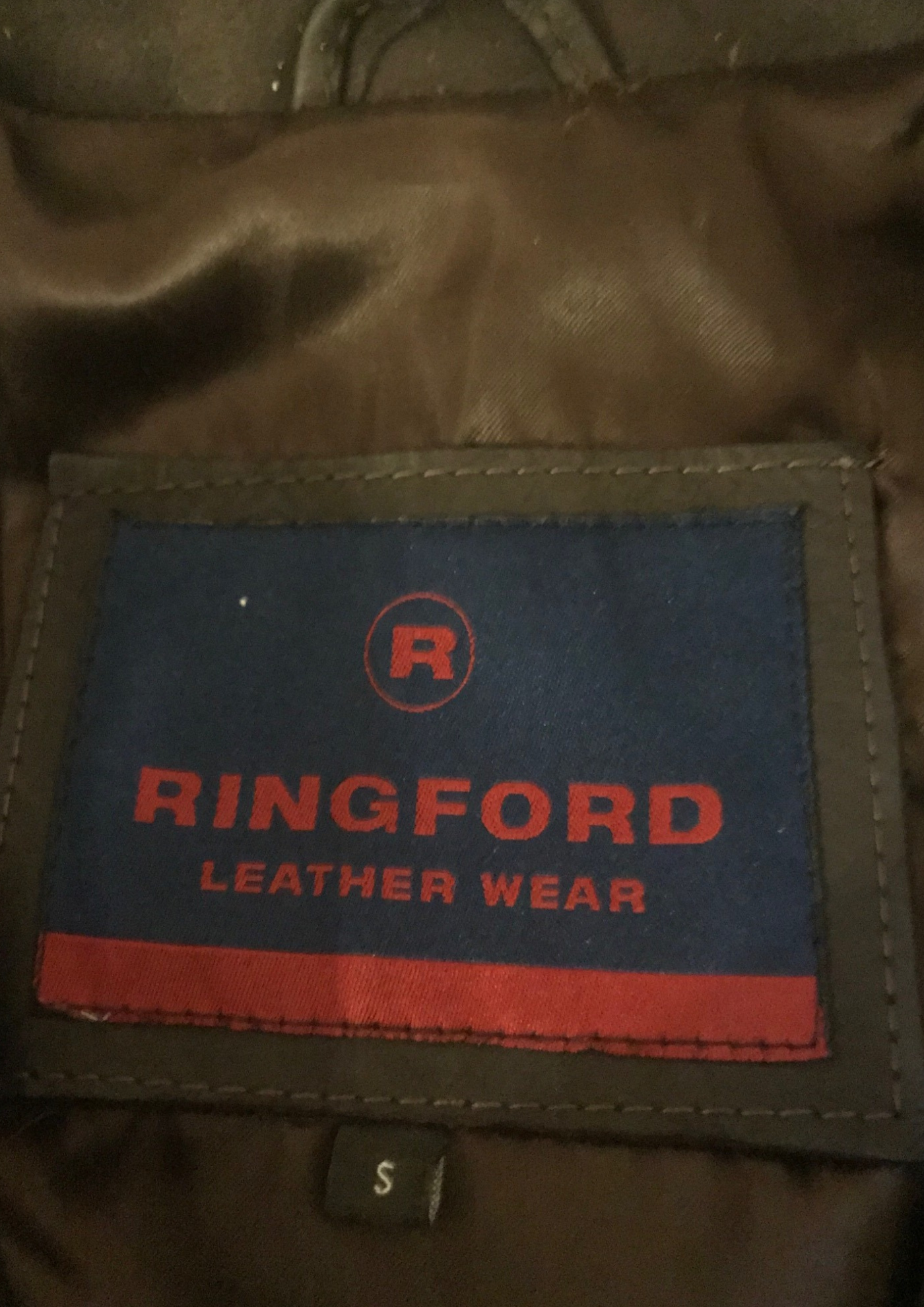 Veste en cuir de vachette Taille 36