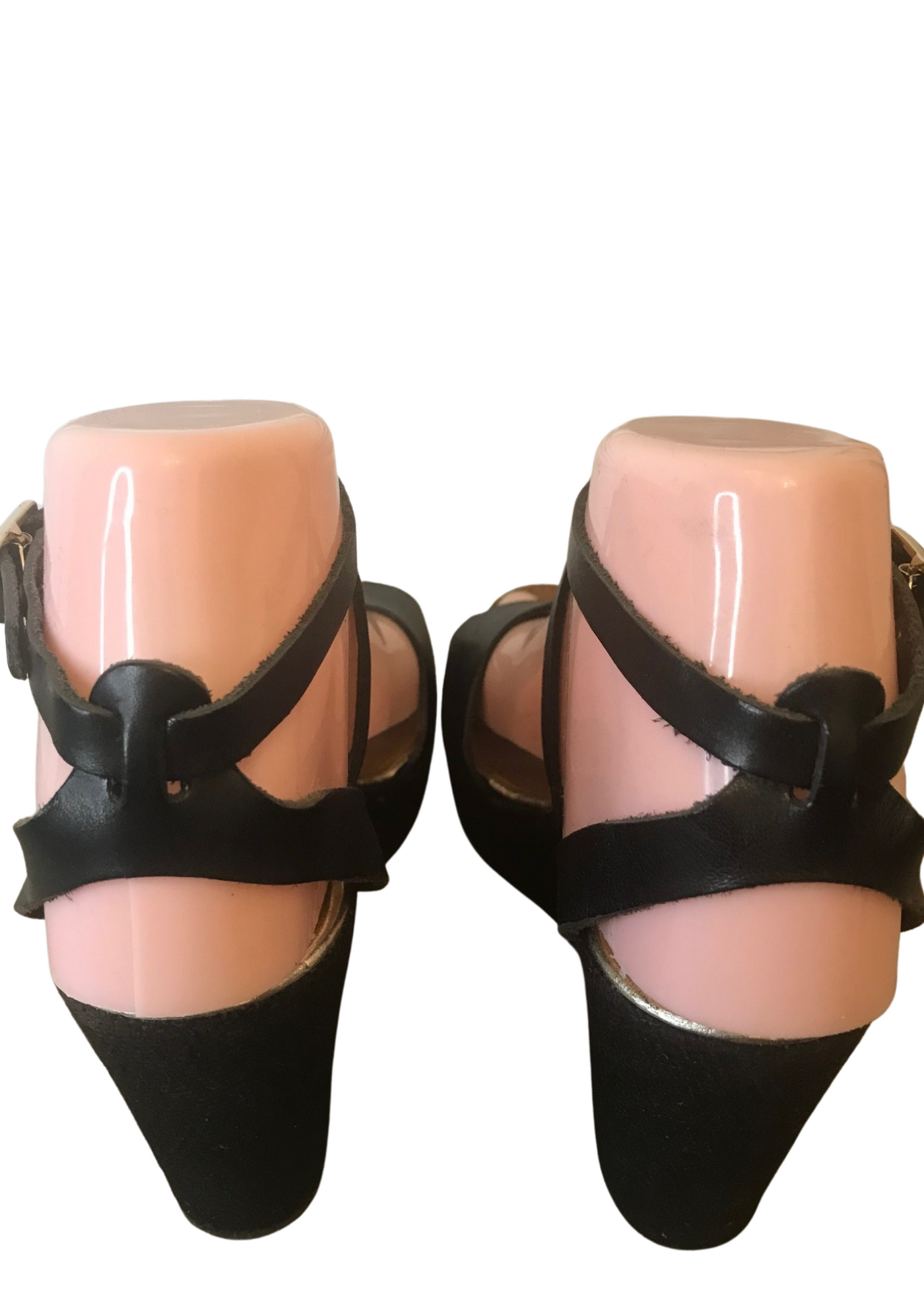 Sandales compensées en cuir Pointure 37