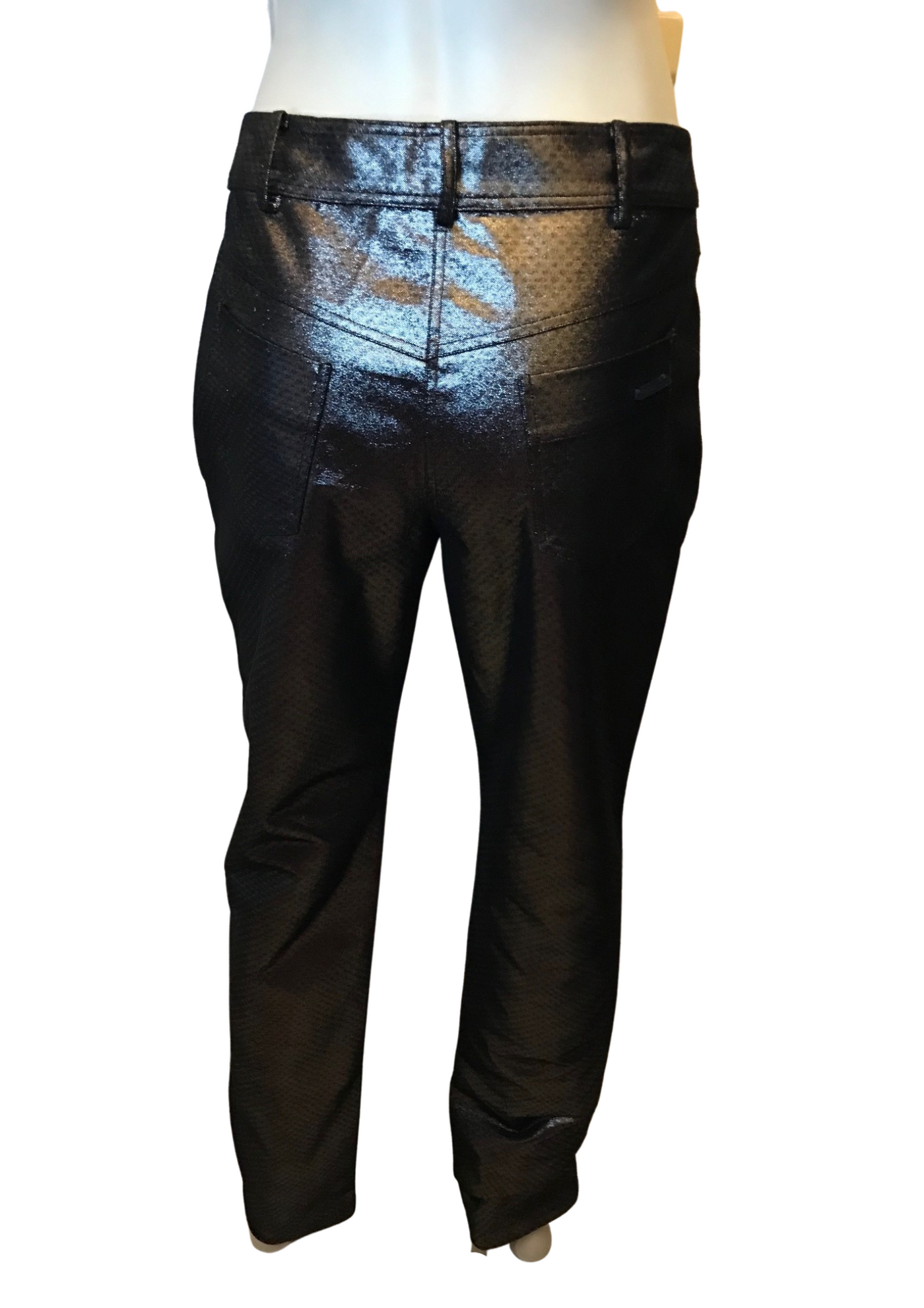 Pantalon droit argenté Taille 42