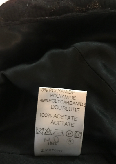 Robe bustier en laine mélangée Taille 36