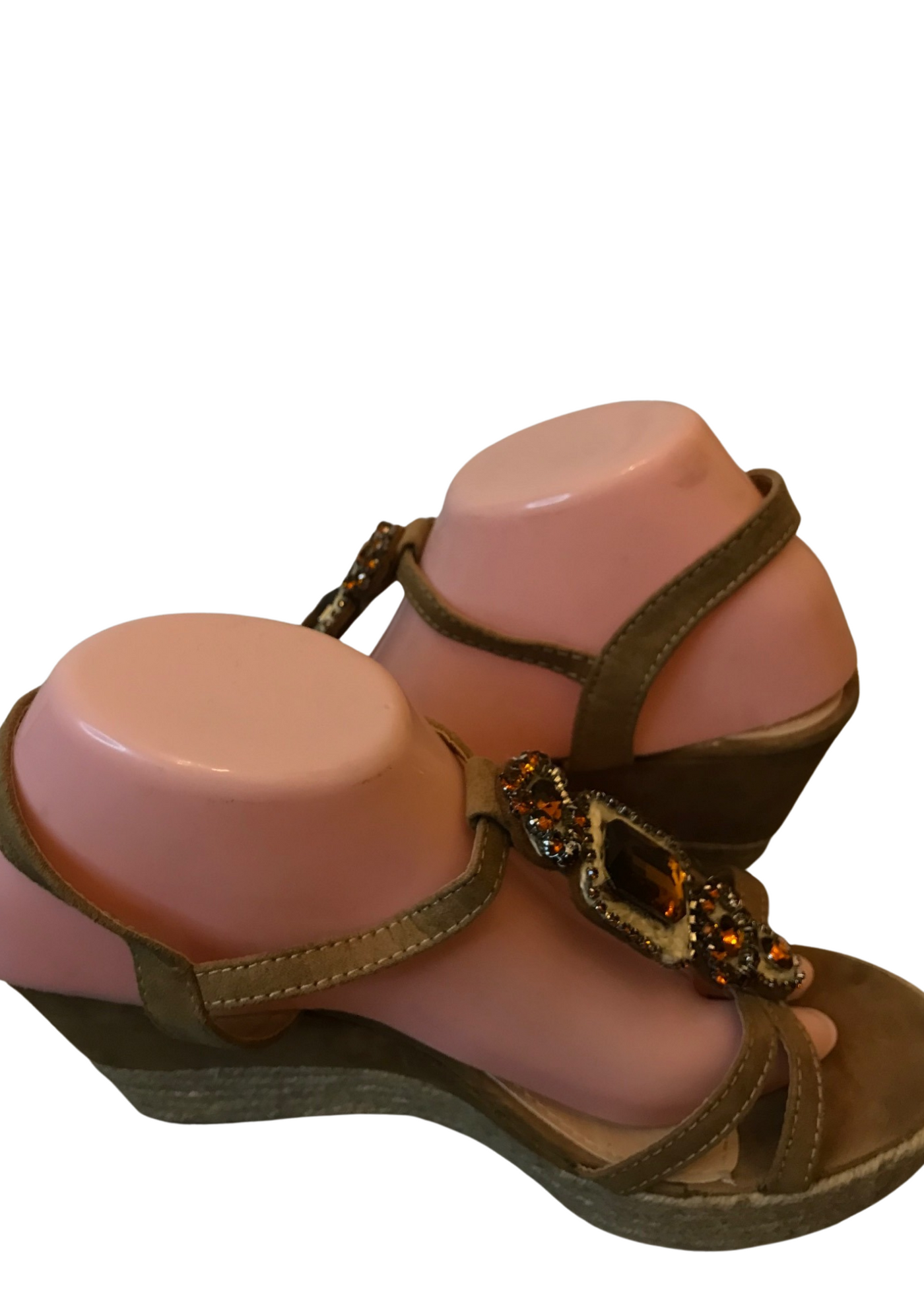 Sandales compensées à strass Pointure 40