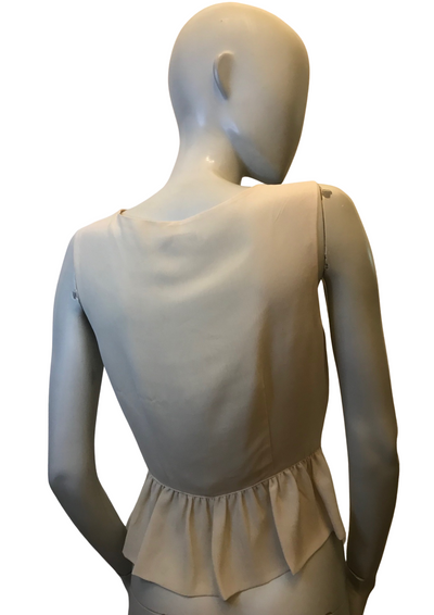Blouse empiècement dentelle et nœuds Taille 36