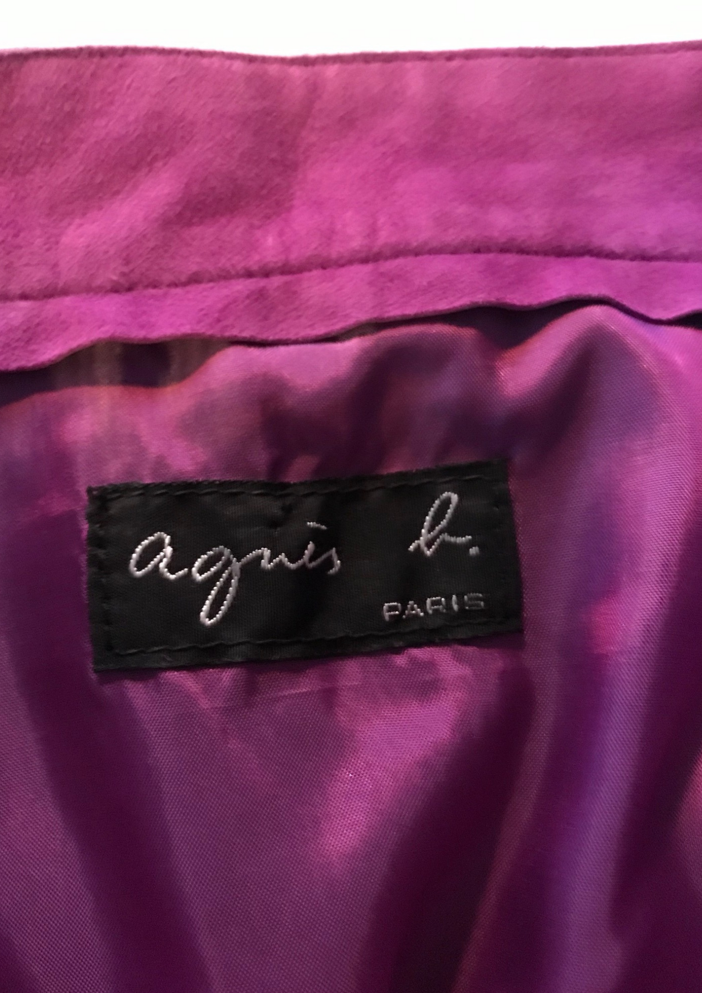 Jupe en daim Taille 34 (Neuve)