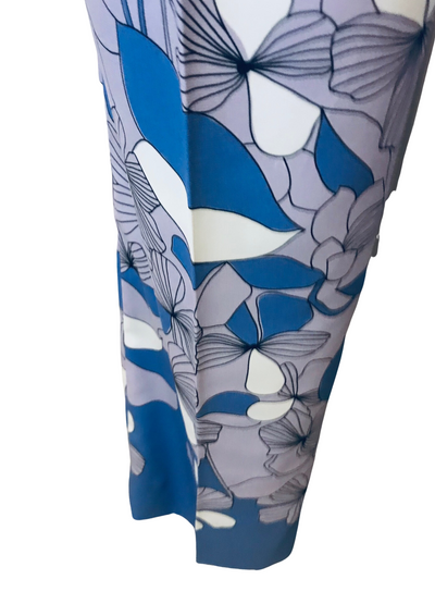 Pantalon droit fleuri Taille 36 (Neuf)