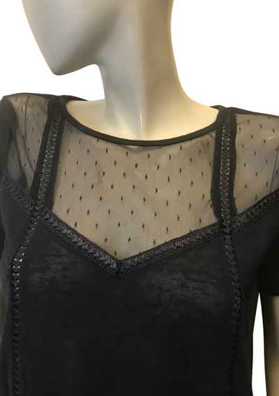 Top en lin mélangé Taille 40