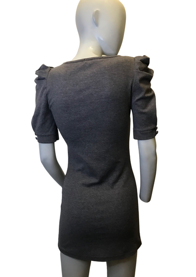 Robe pull grise et noire Taille 36