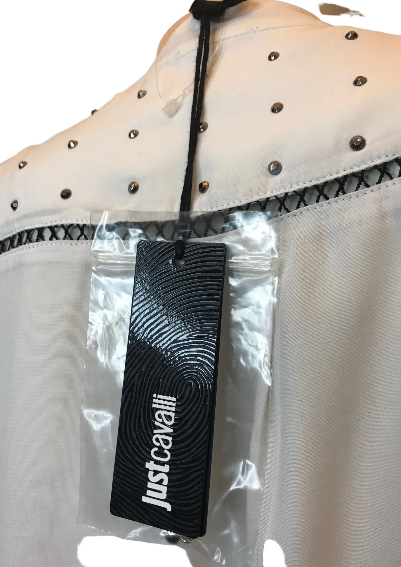 Chemisier blanc à strass Taille 42 (neuf)