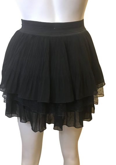 Jupe noire à volants Taille 36