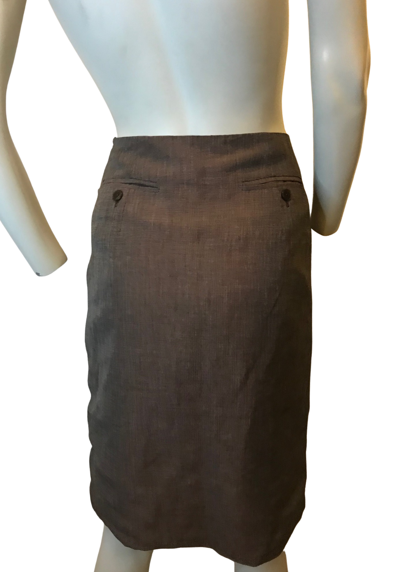 Jupe en lin mélangée Taille 38