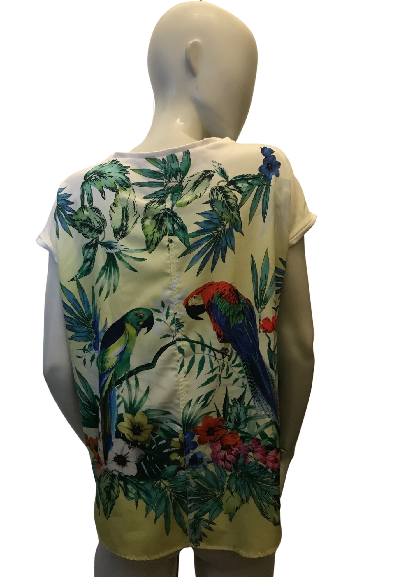 Tee-shirt motifs perroquet Taille 36