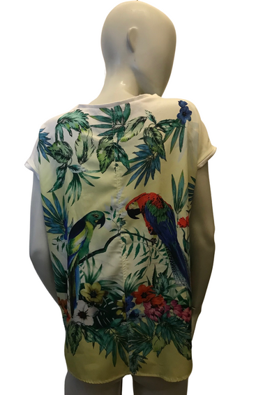 Tee-shirt motifs perroquet Taille 36