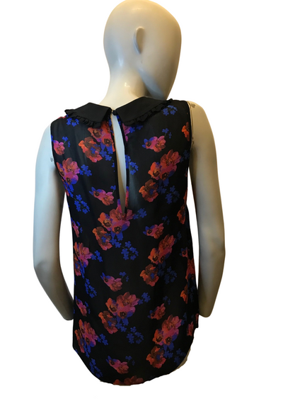 Blouse fleurie col claudine Taille 36