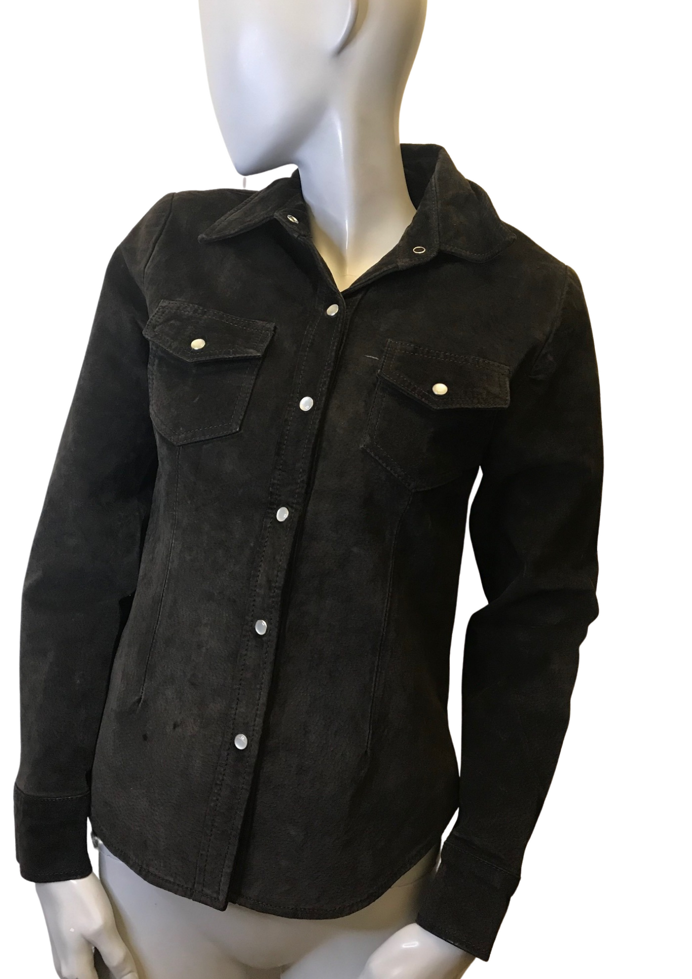 Veste marron daim Taille 34