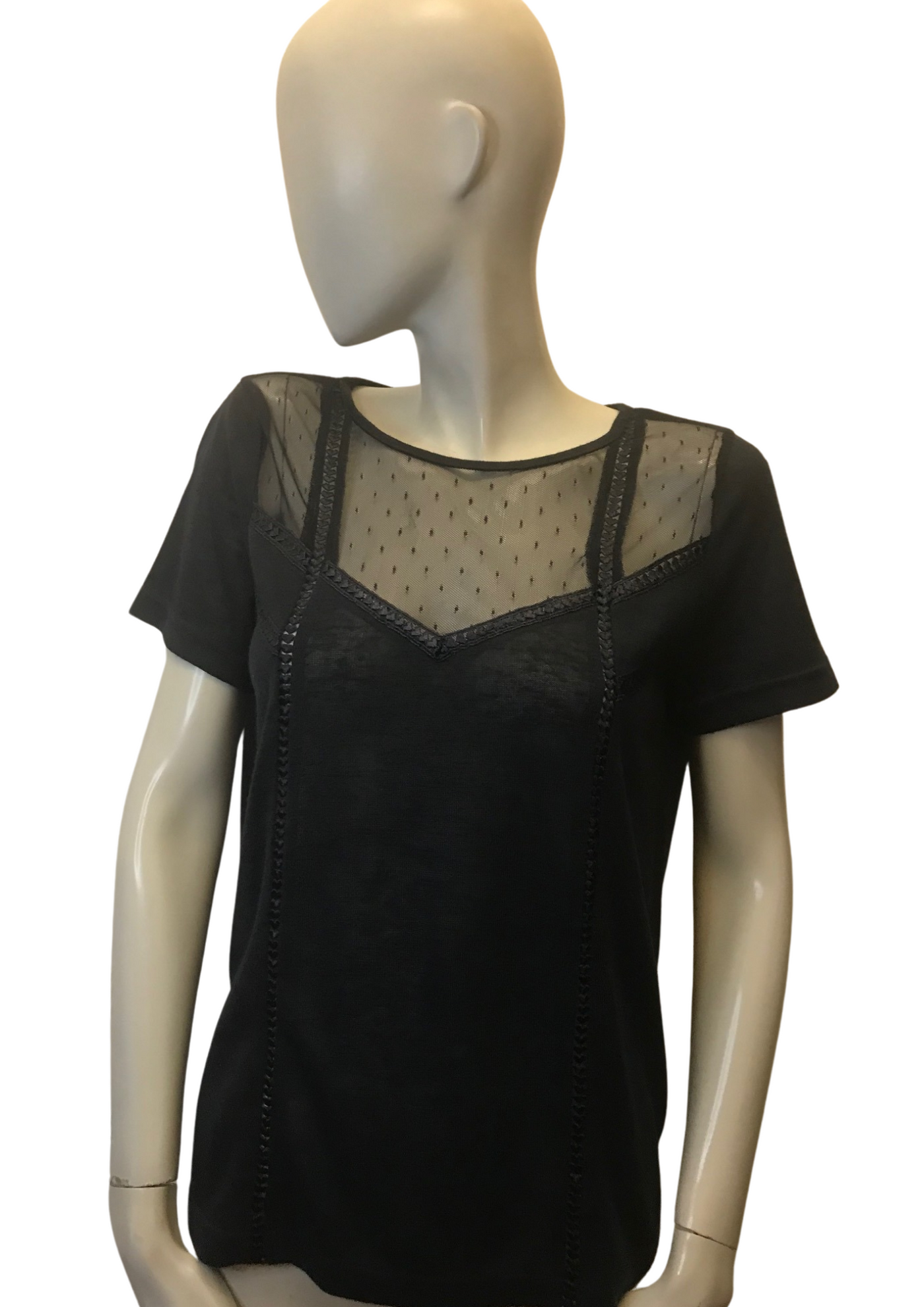 Top en lin mélangé Taille 40