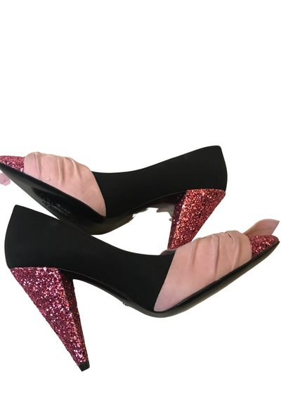 Escarpins à talons pailletés Pointure 37 (Neuf)