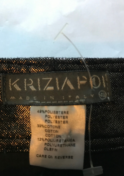 Pantalon droit argenté Taille 42